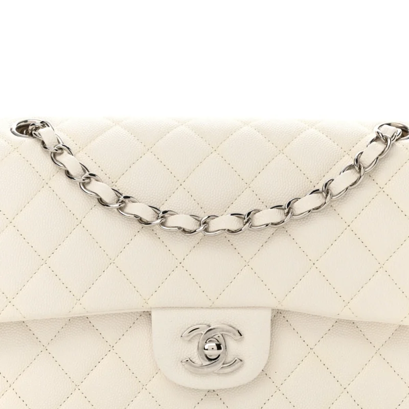 DESIGNER HANDBAGS | CHANEL DOUBLE FLAP MEDIUM - Image 8