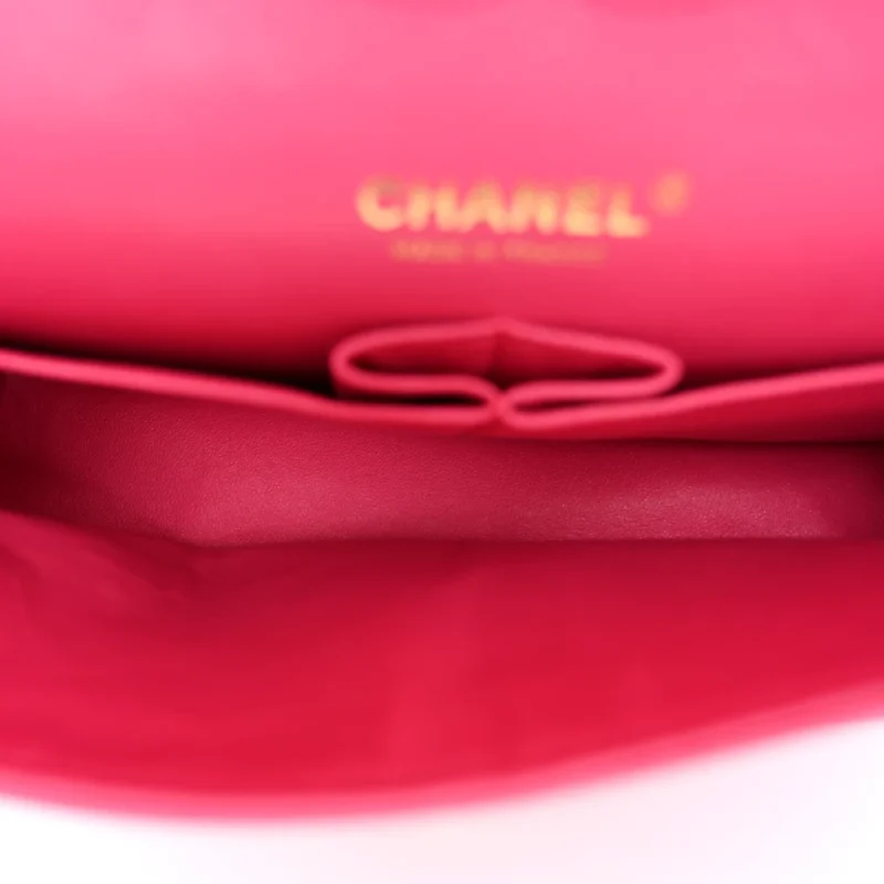 GRADE CHANEL DOUBLE FLAP MEDIUM FUCHSIA BAG - Image 7