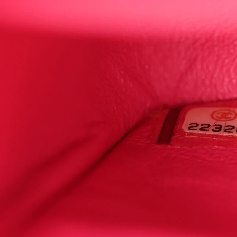 GRADE CHANEL DOUBLE FLAP MEDIUM FUCHSIA BAG - Image 8