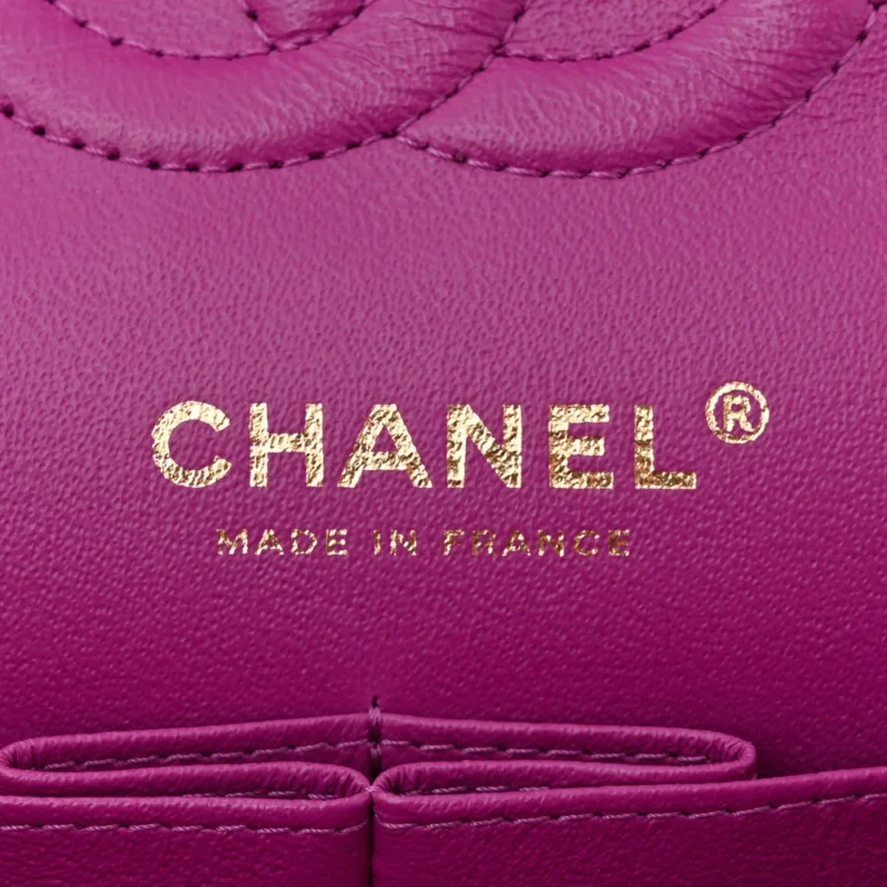 CHANEL DOUBLE FLAP BAG | LUXURY PURPLE HANDBAG - Image 2