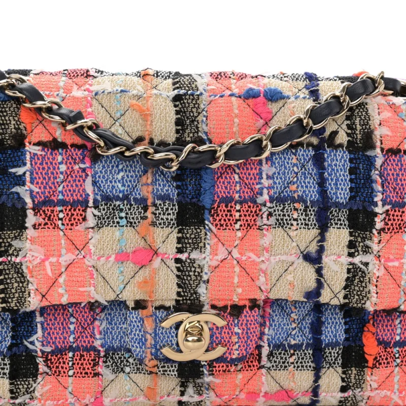 QUILTED TWEED HANDBAG | DESIGNER GRADE QUALITY - Image 8