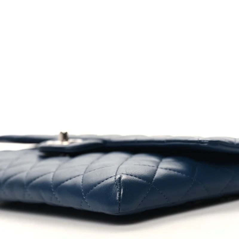 EXPLORE MEDIUM NAVY QUILTED DESIGNER CLUTCH - Image 5