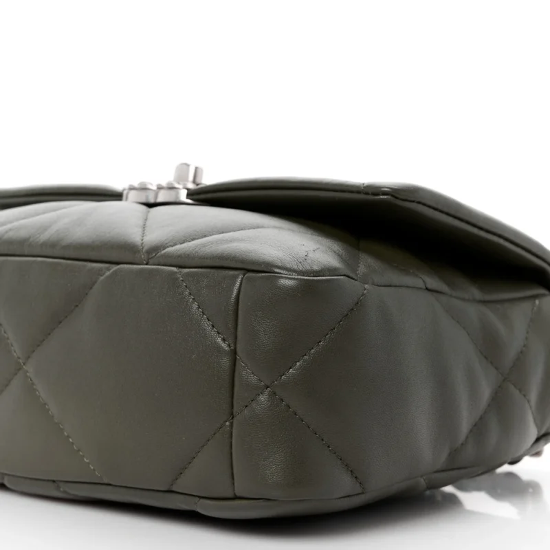 GRADE CHANEL 19 KHAKI FLAP BAG FOR WOMEN - Image 5