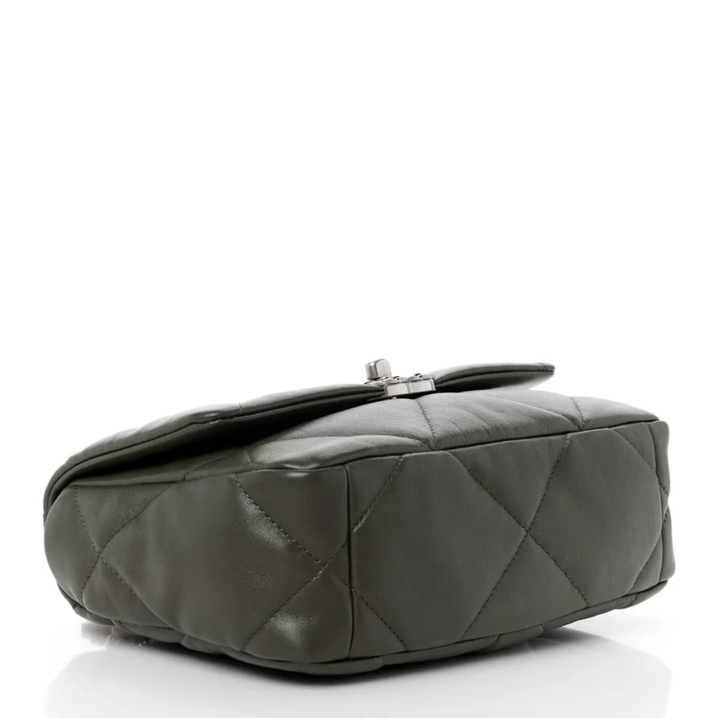 GRADE CHANEL 19 KHAKI FLAP BAG FOR WOMEN - Image 6
