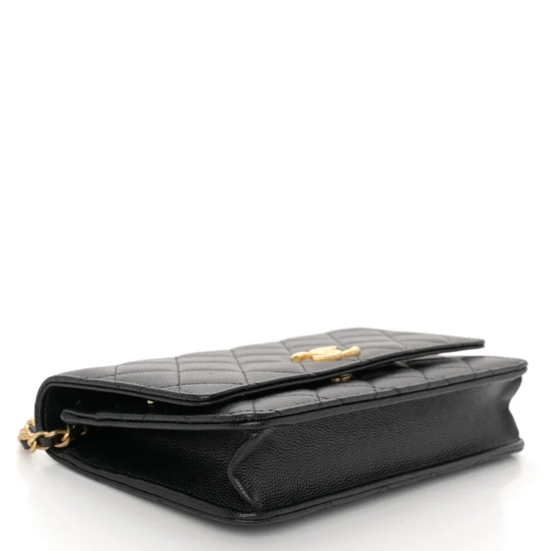 SHOP CHANEL WOC - BLACK QUILTED CAVIAR LEATHER - Image 6