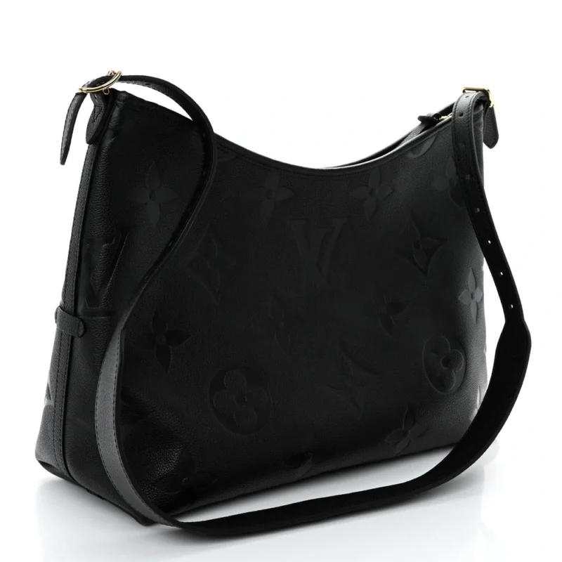 LOUIS VUITTON CARRYALL MM BLACK GIANT MONOGRAM EMPREINTE LEATHER - Image 3