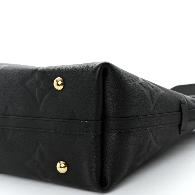 LOUIS VUITTON CARRYALL MM BLACK GIANT MONOGRAM EMPREINTE LEATHER - Image 5