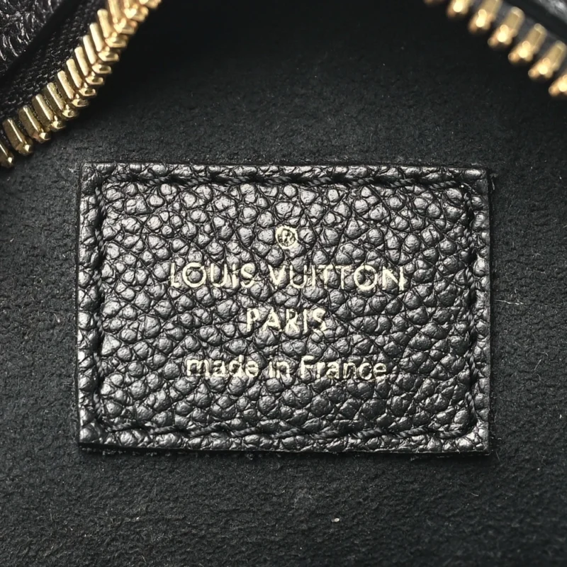 LOUIS VUITTON BOITE CHAPEAU SOUPLE MM BLACK EMPREINTE LEATHER BRASS HARDWARE - Image 2
