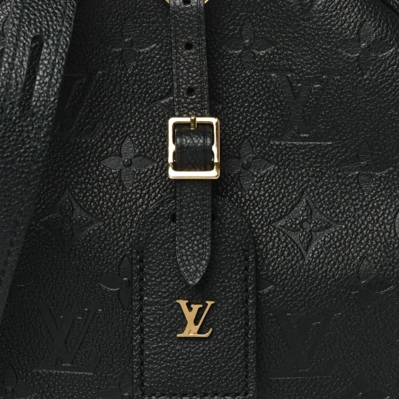 LOUIS VUITTON BOITE CHAPEAU SOUPLE MM BLACK EMPREINTE LEATHER BRASS HARDWARE - Image 8