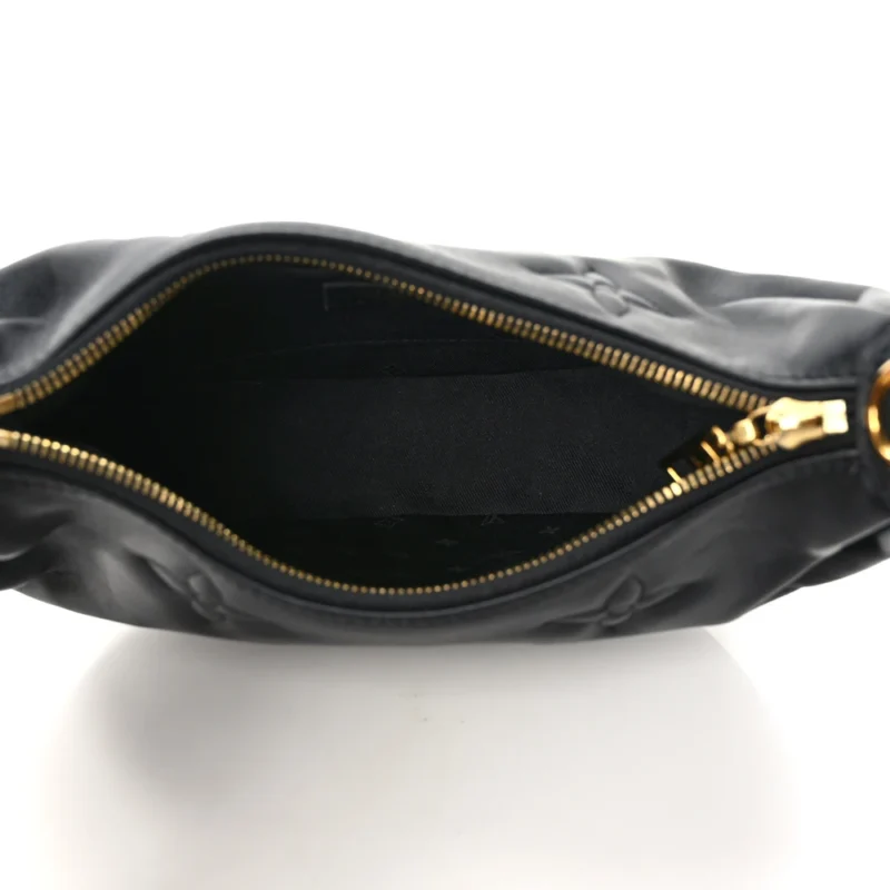 LOUIS VUITTON BUBBLEGRAM OVER THE MOON PM BLACK CALFSKIN LEATHER GOLD HARDWARE - Image 7