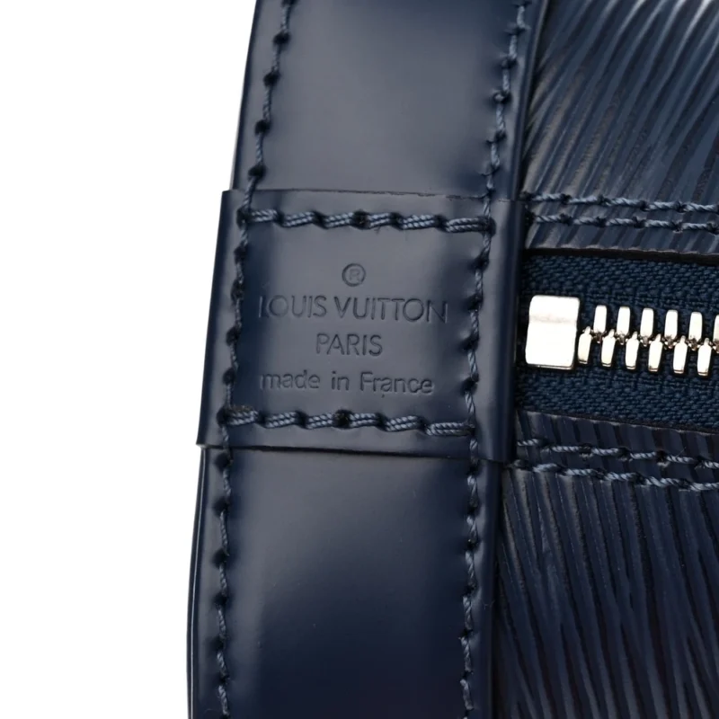 LOUIS VUITTON ALMA BB INDIGO EPI LEATHER SILVER HARDWARE - Image 2