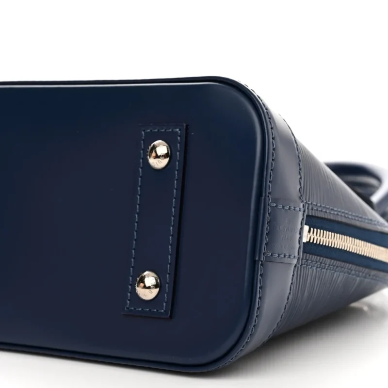 LOUIS VUITTON ALMA BB INDIGO EPI LEATHER SILVER HARDWARE - Image 5