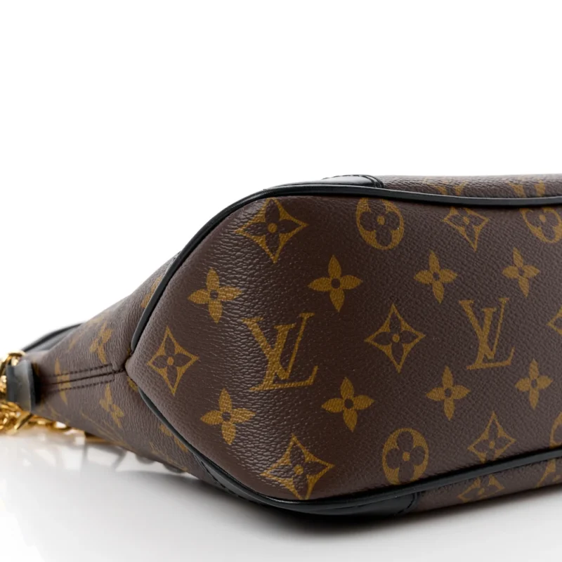 LOUIS VUITTON BOULOGNE NM PM BLACK MONOGRAM CANVAS GOLD HARDWARE - Image 5