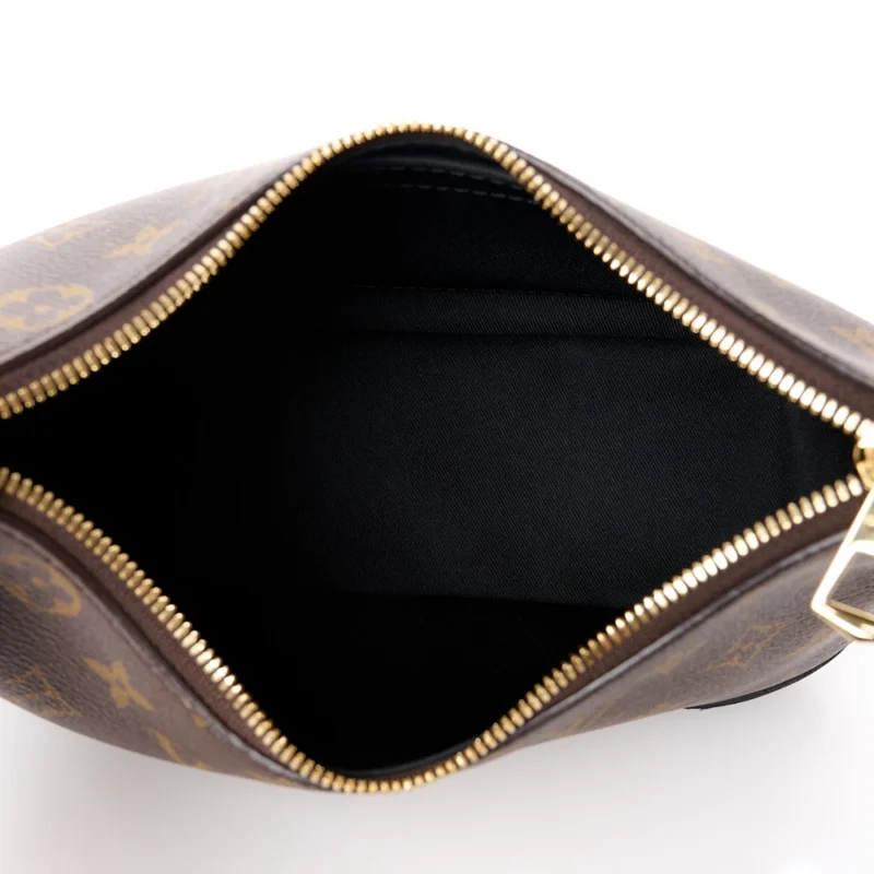 LOUIS VUITTON BOULOGNE NM PM BLACK MONOGRAM CANVAS GOLD HARDWARE - Image 7