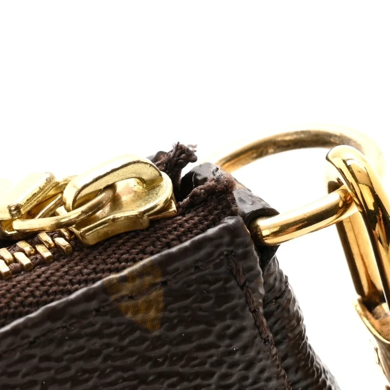 LOUIS VUITTON MINI POCHETTE ACCESSOIRES MONOGRAM CANVAS GOLD HARDWARE - Image 7
