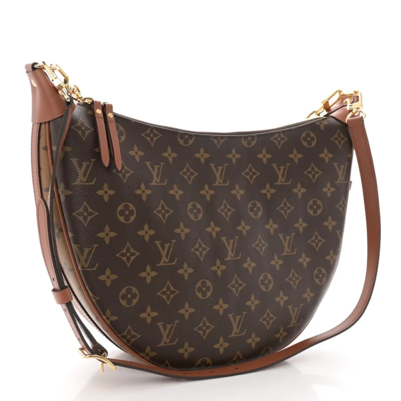 LOUIS VUITTON LOOP HOBO REVERSE MONOGRAM CANVAS GOLD HARDWARE - Image 3