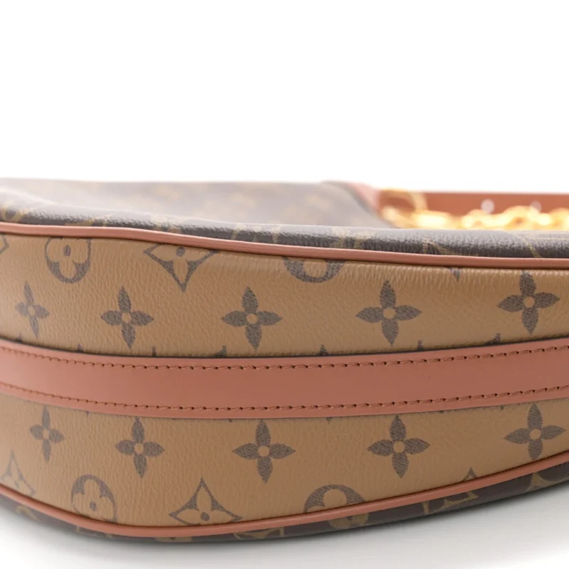 LOUIS VUITTON LOOP HOBO REVERSE MONOGRAM CANVAS GOLD HARDWARE - Image 5