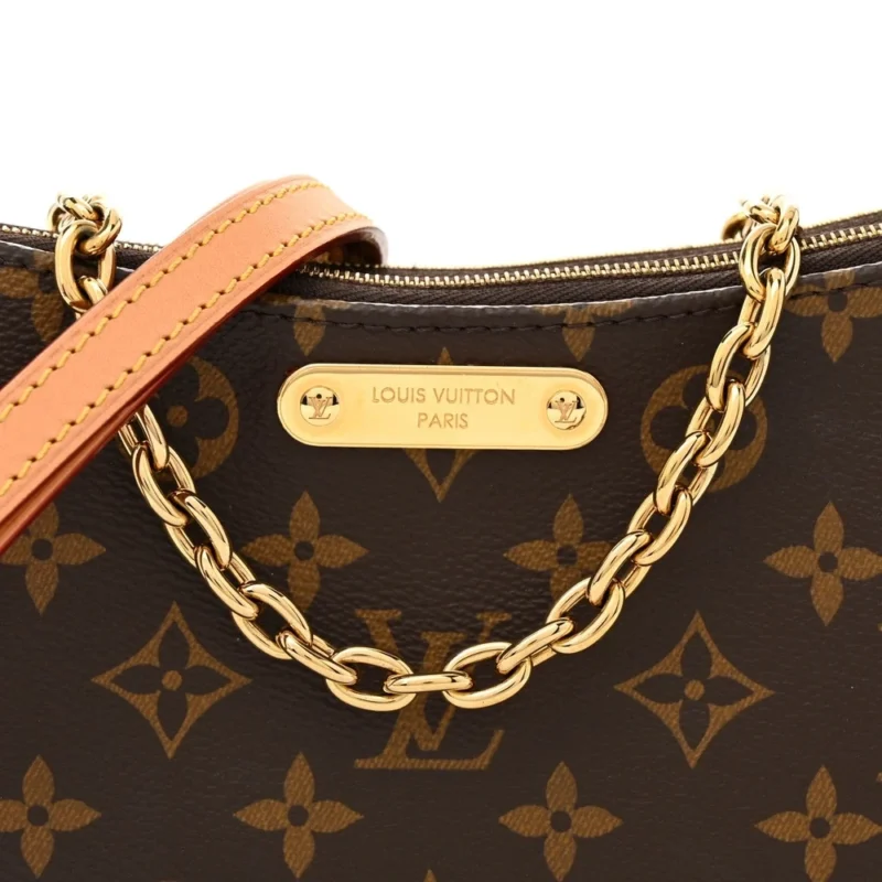LOUIS VUITTON IVY WALLET ON CHAIN PM MONOGRAM CANVAS GOLD HARDWARE - Image 8