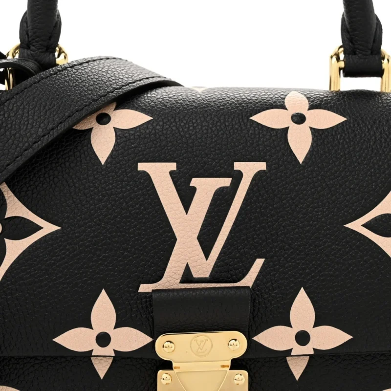 LOUIS VUITTON MADELEINE BB BLACK/BEIGE GIANT MONOGRAM EMPREINTE LEATHER - Image 8
