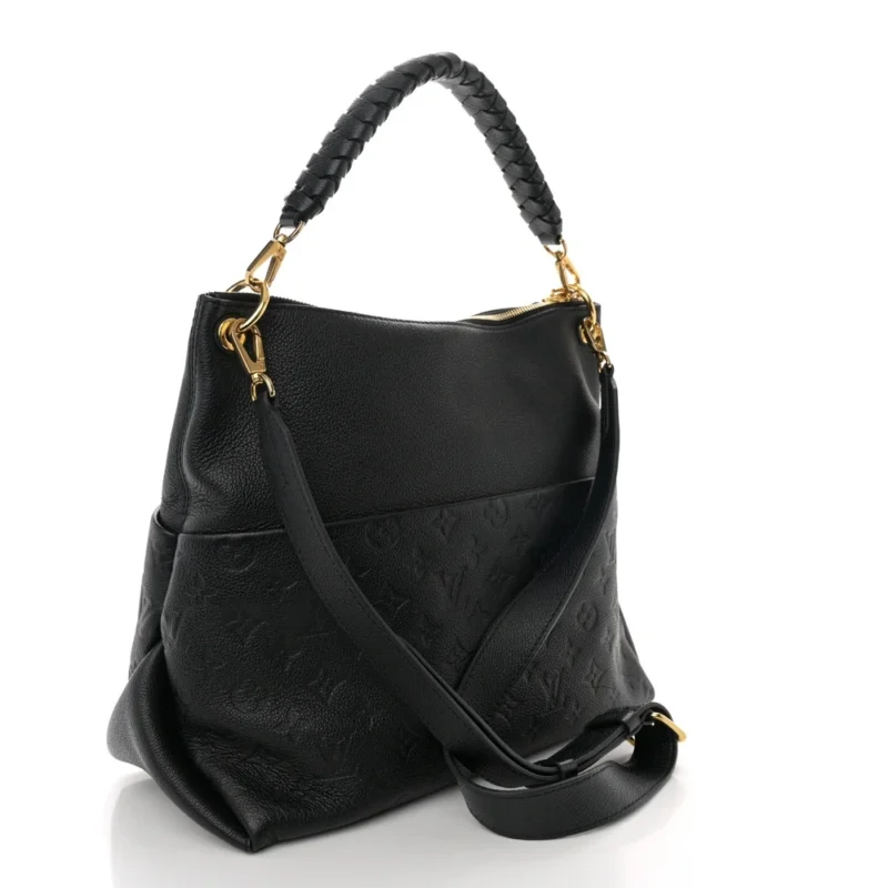 LOUIS VUITTON MAIDA HOBO MM BLACK EMPREINTE LEATHER GOLD HARDWARE - Image 3