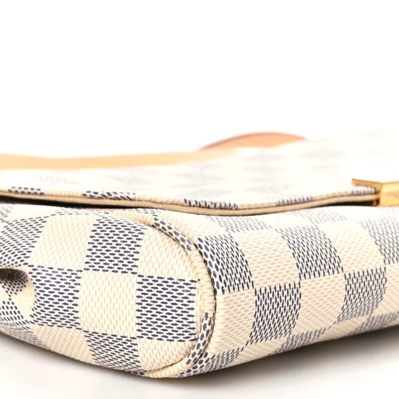 LOUIS VUITTON FAVORITE MM DAMIER AZUR CANVAS GOLD HARDWARE - Image 5