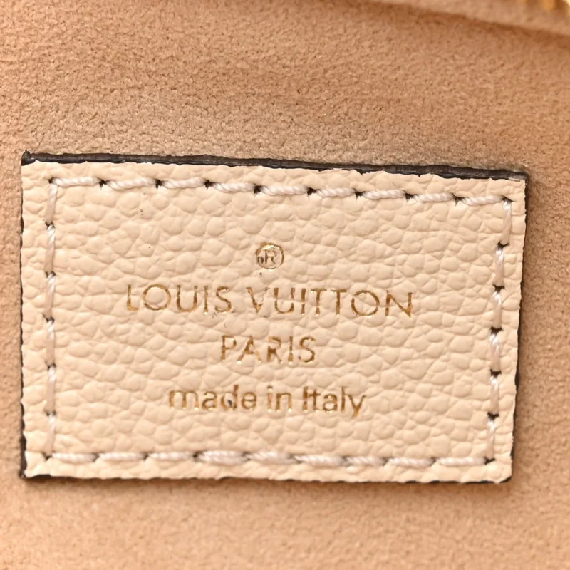 LOUIS VUITTON MINI BUMBAG CREAM EMPREINTE LEATHER GOLD HARDWARE - Image 2