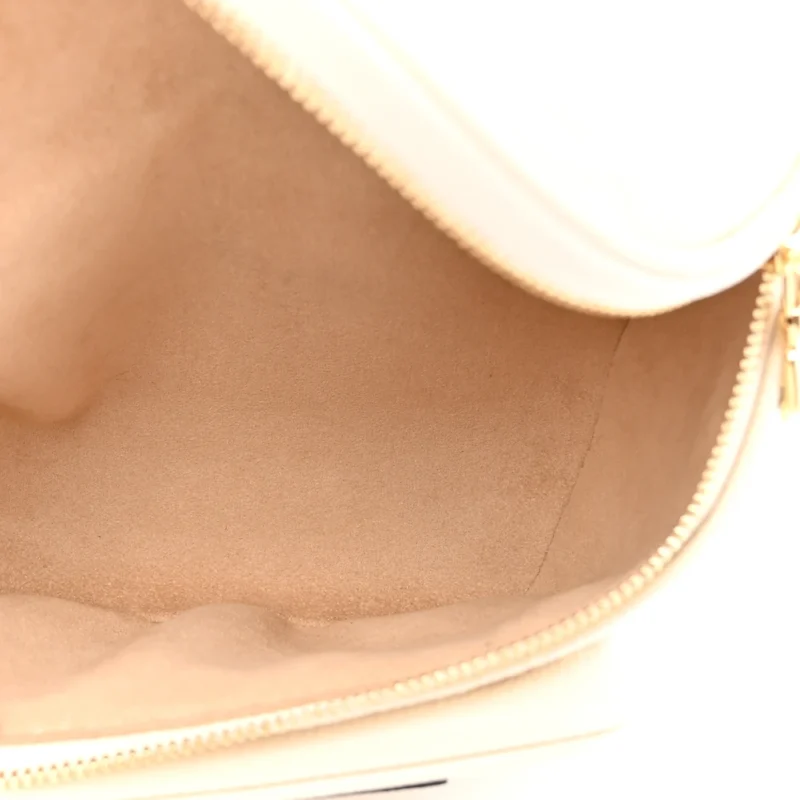 LOUIS VUITTON MINI BUMBAG CREAM EMPREINTE LEATHER GOLD HARDWARE - Image 7
