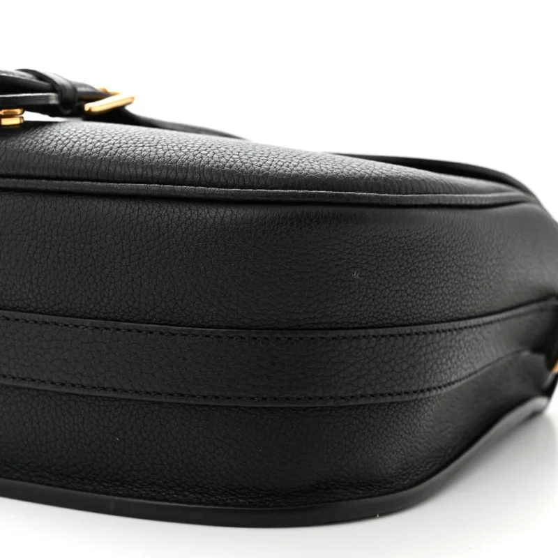 DIOR LARGE BOBBY BAG BLACK GRAINED CALFSKIN LEATHER GOLD HARDWARE - Image 5