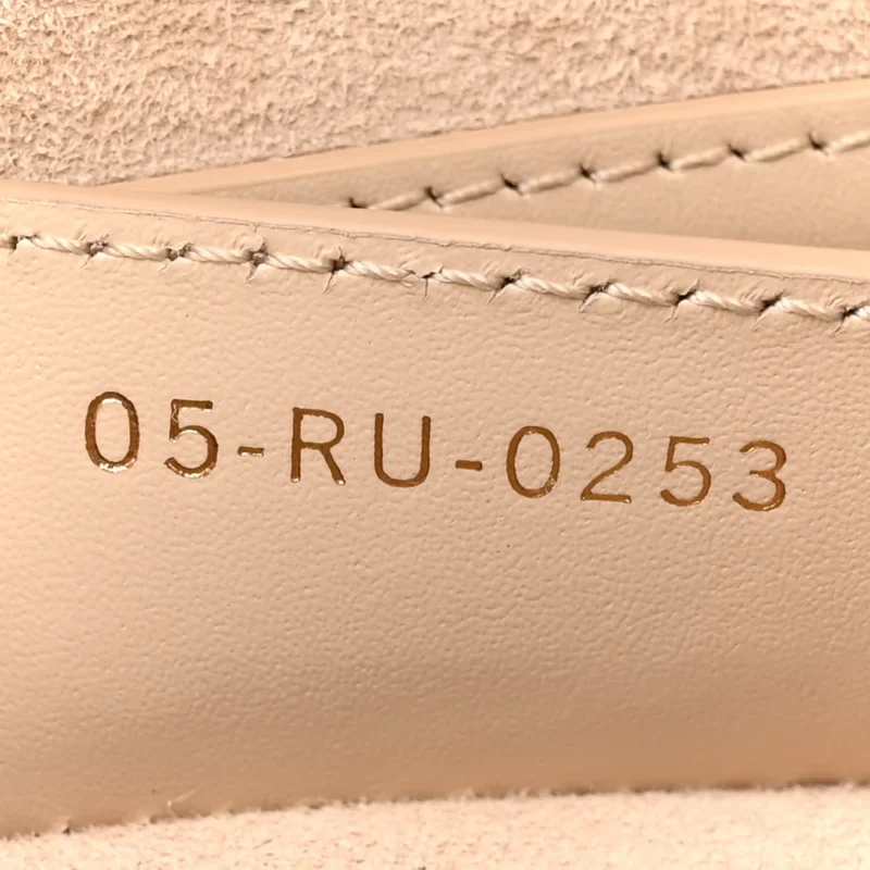 DIOR MEDIUM CD SIGNATURE FLAP CROSSBODY CARAMEL BEIGE CALFSKIN LEATHER GOLD HARDWARE - Image 11