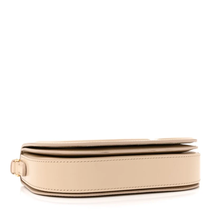 DIOR MEDIUM CD SIGNATURE FLAP CROSSBODY CARAMEL BEIGE CALFSKIN LEATHER GOLD HARDWARE - Image 6