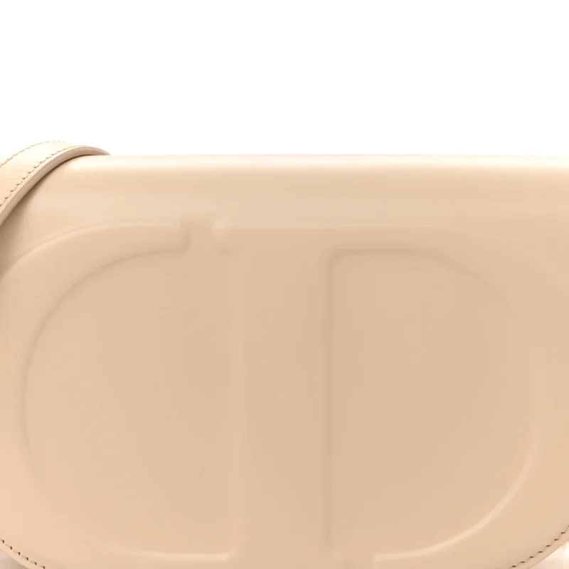 DIOR MEDIUM CD SIGNATURE FLAP CROSSBODY CARAMEL BEIGE CALFSKIN LEATHER GOLD HARDWARE - Image 8