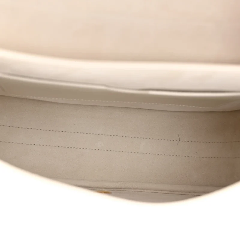 DIOR LARGE BOBBY BAG WHITE BOX CALFSKIN LEATHER GOLD HARDWARE - Image 7