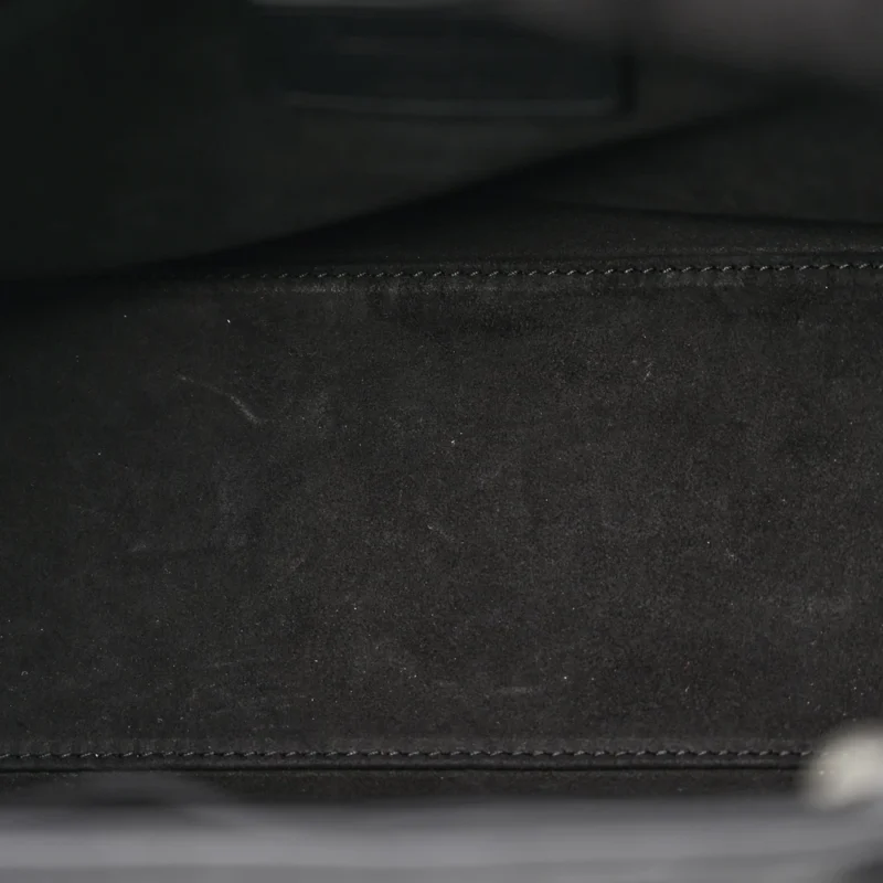 DIOR MEDIUM LADY DIOR BLACK ULTRA MATTE CANNAGE CALFSKIN LEATHER MATTE BLACK HARDWARE - Image 7