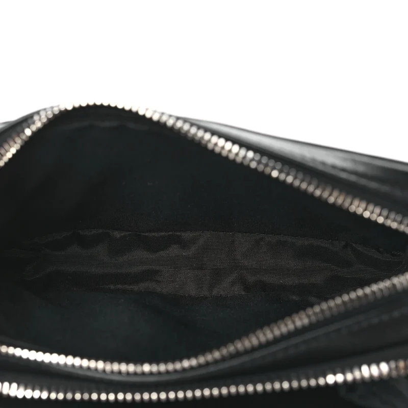 DIOR SMALL MESSENGER BLACK MULTICOLOR GALAXY PERFORATED OBLIQUE CALFSKIN LEATHER SILVER HARDWARE - Image 7