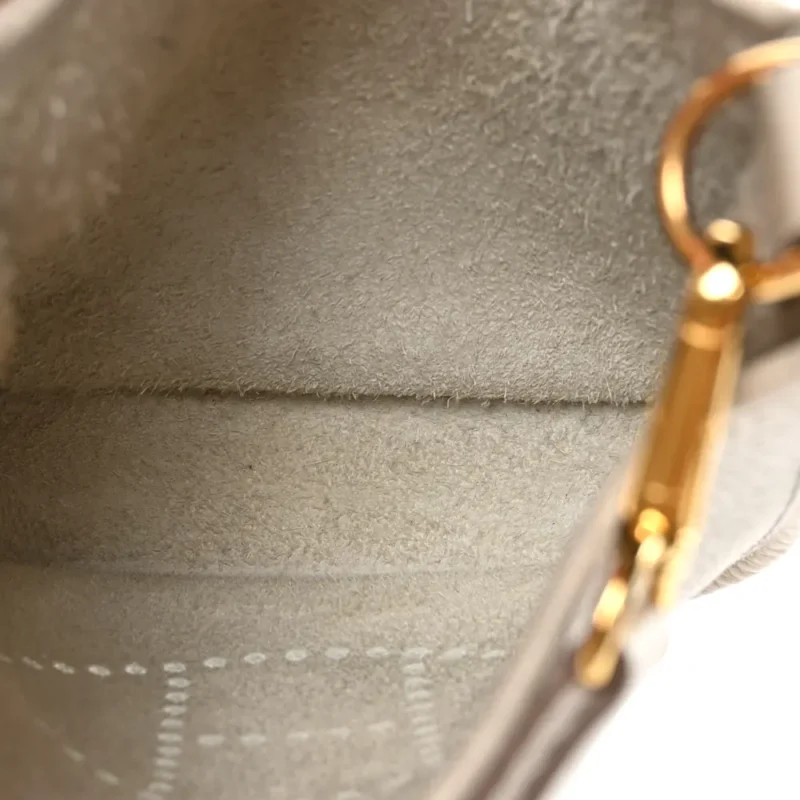 HERM??S AMAZONE EVELYNE TPM B??TON TAURILLON CLEMENCE LEATHER PALLADIUM HARDWARE - Image 7