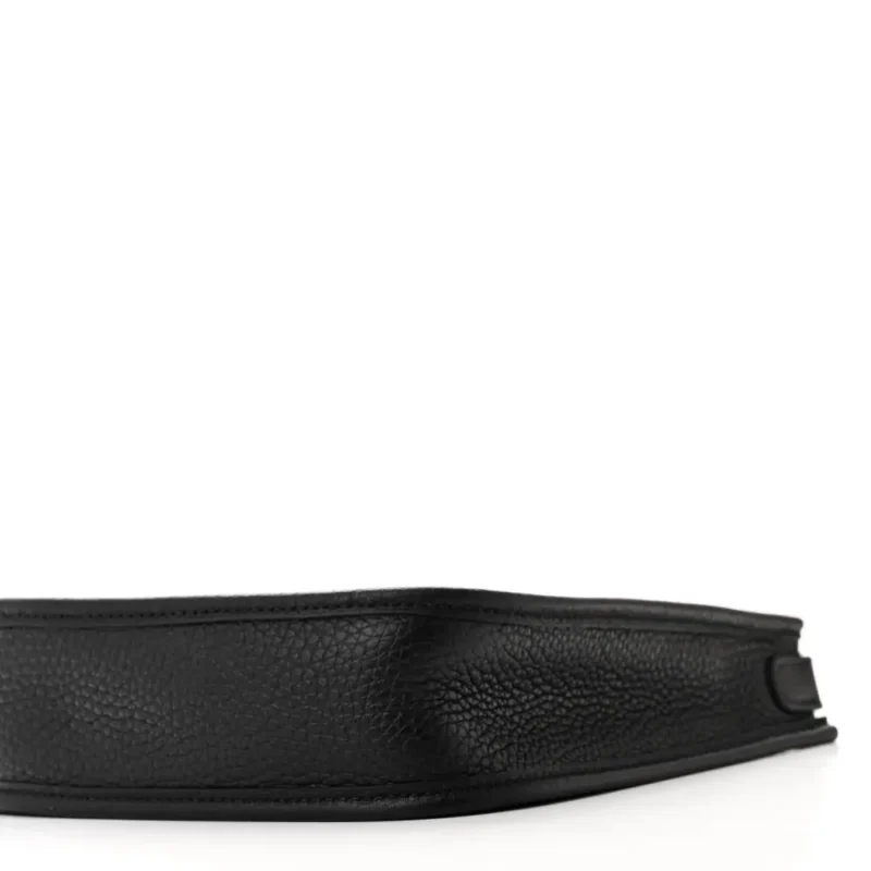 HERM??S EVELYNE TPM BLACK TAURILLON CLEMENCE LEATHER SILVER HARDWARE - Image 5