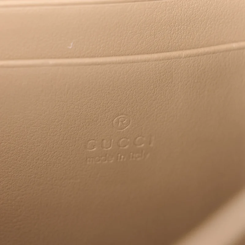 GUCCI MINI DIONYSUS CHAIN WALLET BEIGE/TAUPE GG SUPREME MONOGRAM CANVAS AGED SILVER HARDWARE - Image 2