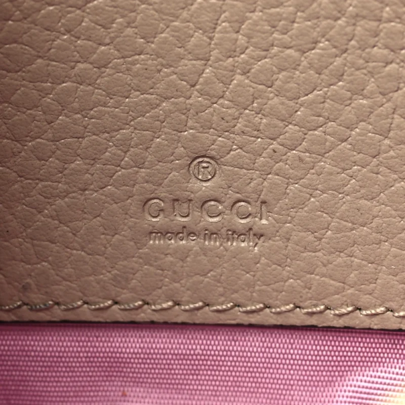 GUCCI MINI GG MARMONT CHAIN SHOULDER BAG BEIGE DOLLAR CALFSKIN SUPER LEATHER GOLD HARDWARE - Image 2