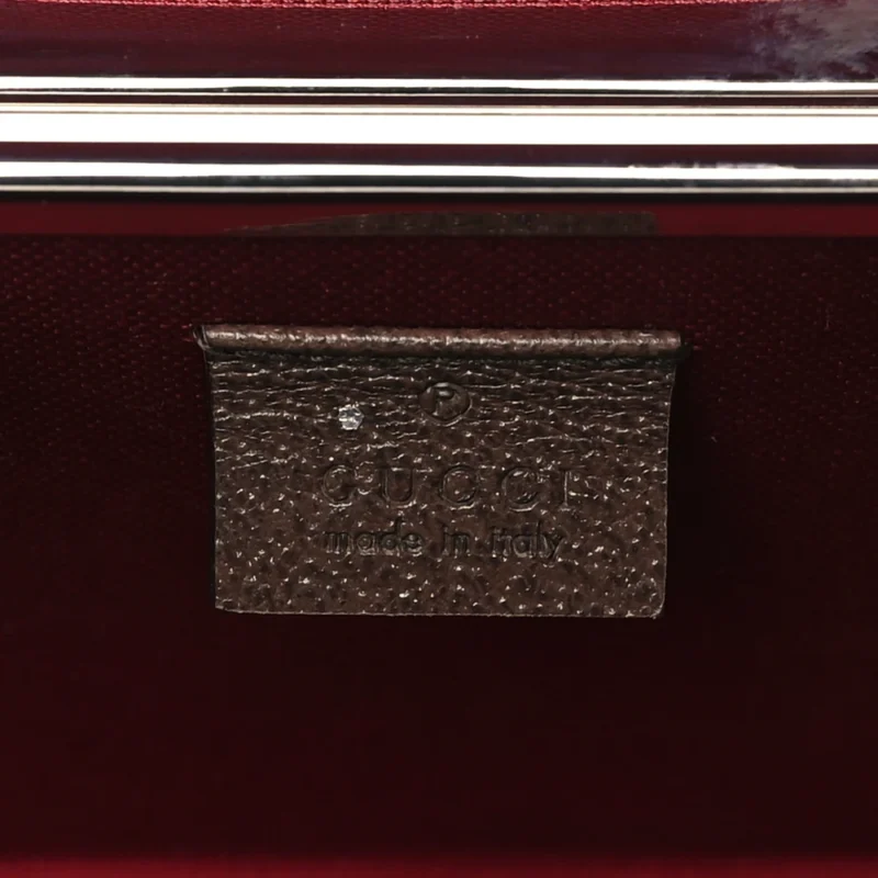 GUCCI MEDIUM GLOBE-TROTTER BEAUTY CASE BROWN GG SUPREME MONOGRAM CANVAS SILVER HARDWARE - Image 2