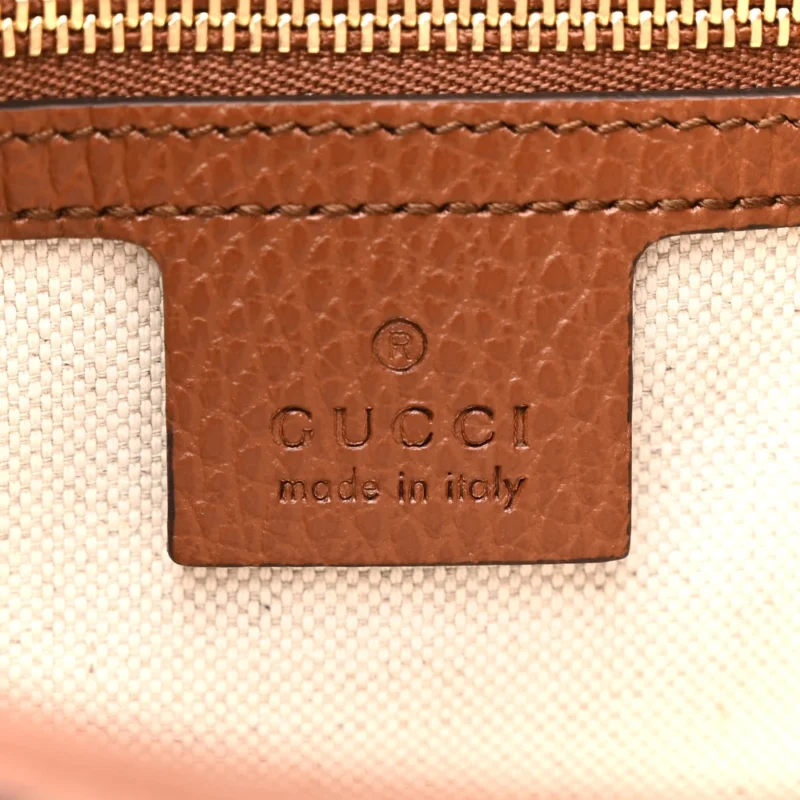 GUCCI JACKIE 1961 HOBO BLUE TEA / CUIR GG MONOGRAM NEW DENIM & CALFSKIN LEATHER GOLD HARDWARE - Image 2
