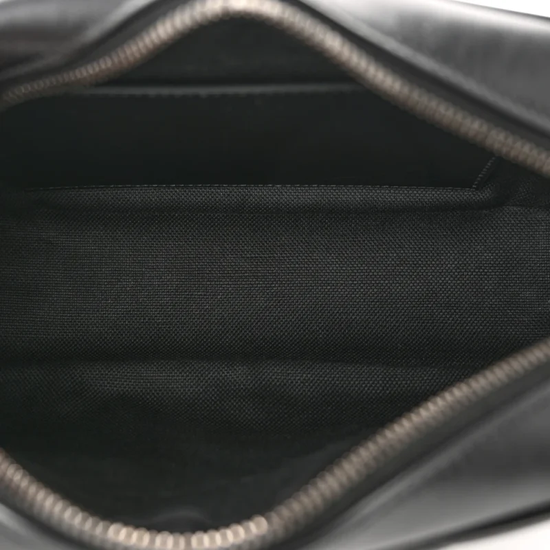 GUCCI SMALL GG MARMONT CHAIN SHOULDER BAG BLACK CALFSKIN LEATHER BLACK HARDWARE - Image 7