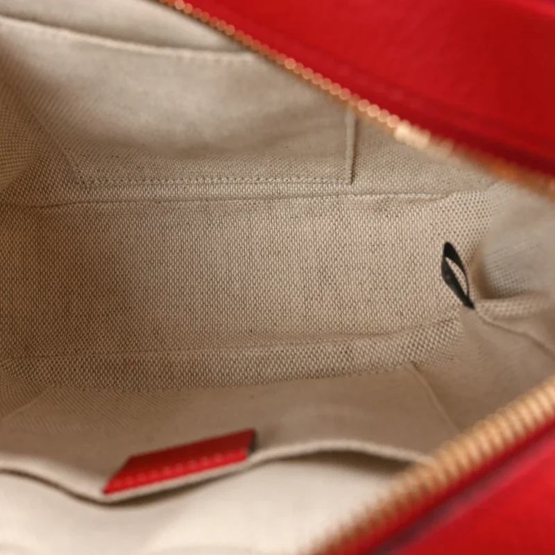 GUCCI SMALL SOHO DISCO BAG TABASCO RED PEBBLED CALFSKIN LEATHER - Image 7