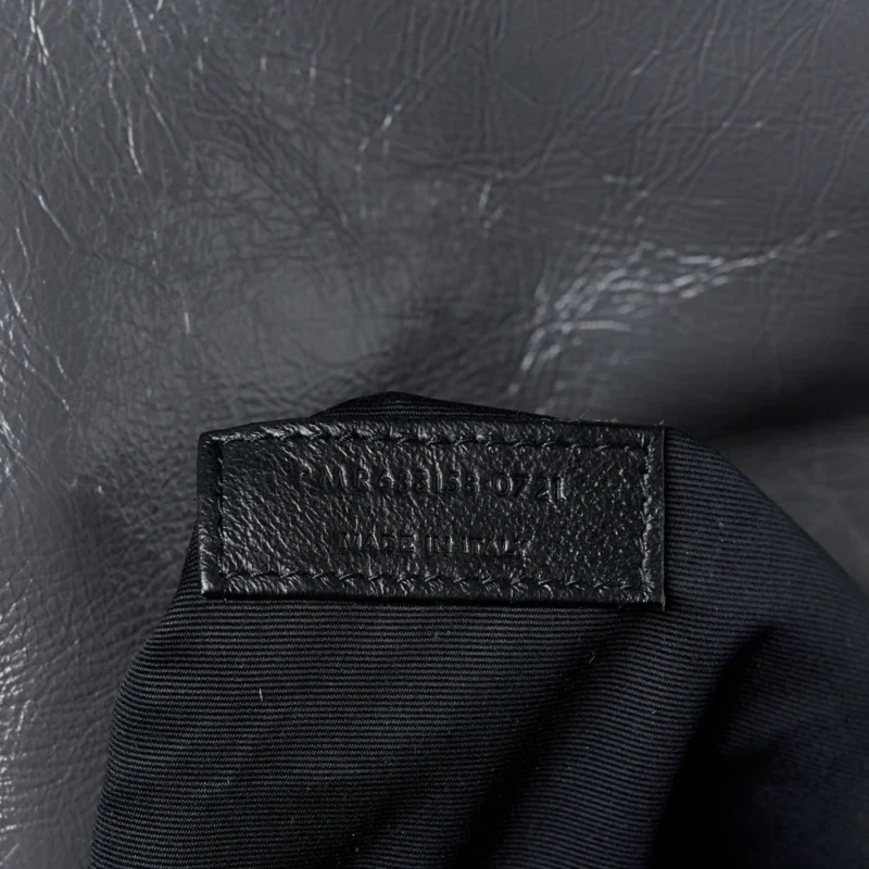 SAINT LAURENT MEDIUM NIKI CHAIN SATCHEL STORM CRINKLED MONOGRAM CALFSKIN MATELASSE LEATHER - Image 10