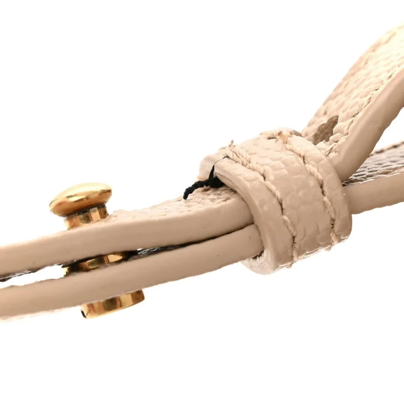 SAINT LAURENT MINI CASSANDRA TOP HANDLE CREMA SOFT CLASSIC MONOGRAM GRAIN DE POUDRE LEATHER AGED GOLD HARDWARE - Image 12