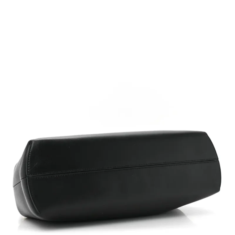 FENDI MEDIUM FENDI FIRST BLACK SHINY NAPPA LEATHER GOLD HARDWARE - Image 6