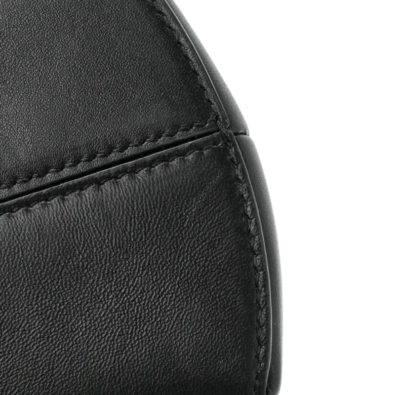 FENDI MEDIUM FENDI FIRST BLACK SHINY NAPPA LEATHER GOLD HARDWARE - Image 10