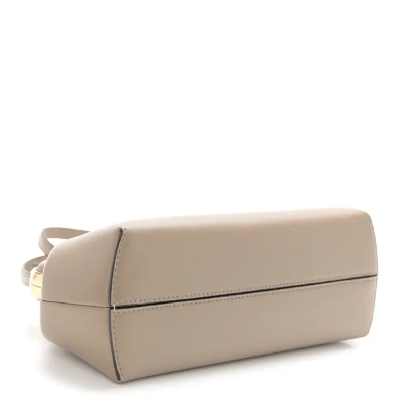 FENDI SMALL FENDI FIRST DOVE GREY SHINY NAPPA LEATHER GOLD HARDWARE - Image 6