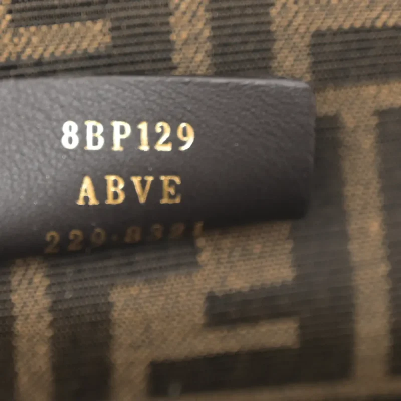 FENDI SMALL FENDI FIRST DOVE GREY SHINY NAPPA LEATHER GOLD HARDWARE - Image 8