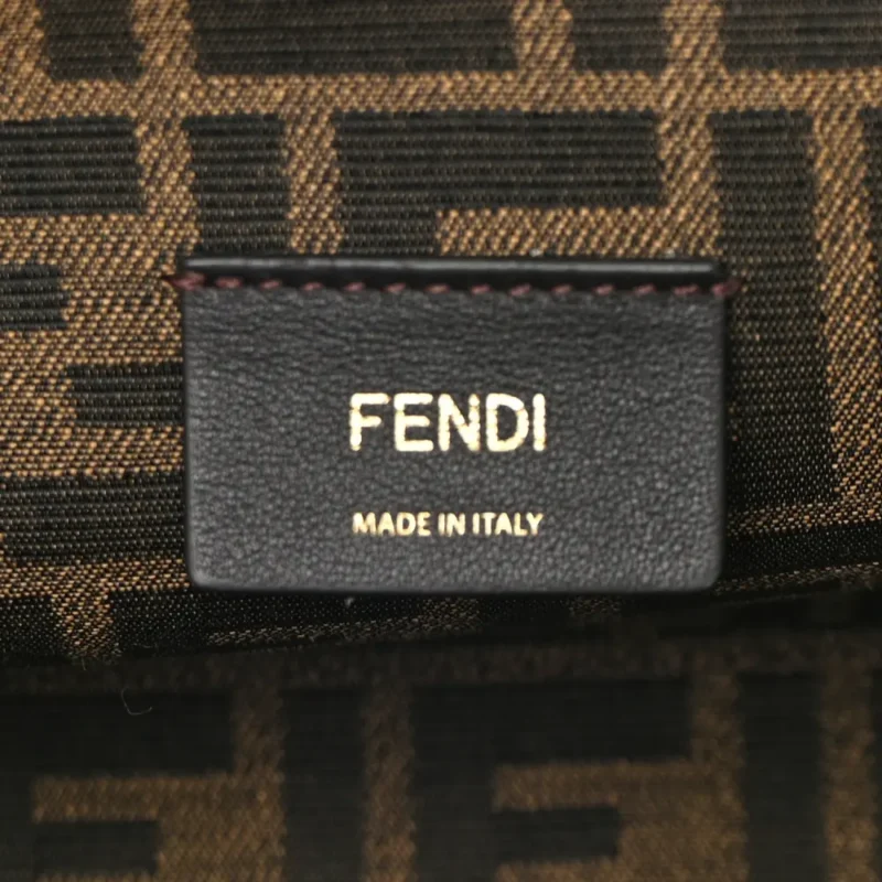 FENDI SMALL FENDI FIRST BLACK SHINY NAPPA LEATHER GOLD HARDWARE - Image 2