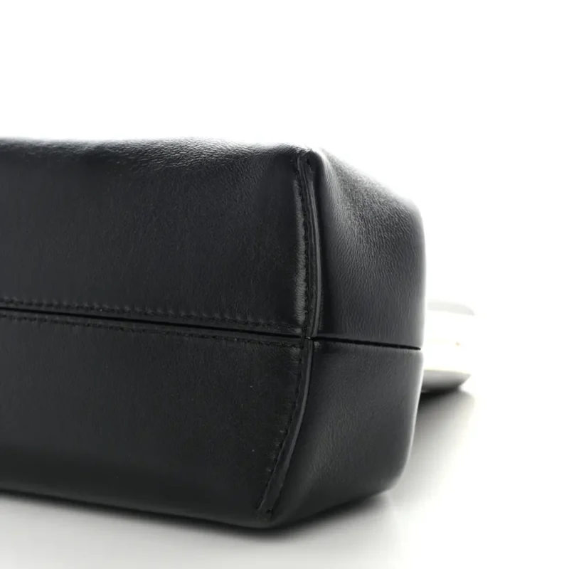 FENDI SMALL FENDI FIRST BLACK SHINY NAPPA LEATHER GOLD HARDWARE - Image 5